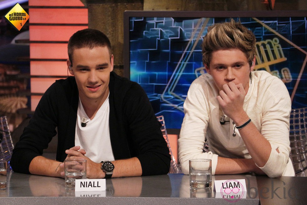 Los One Direction Liam Payne y Niall Horan en 'El hormiguero'