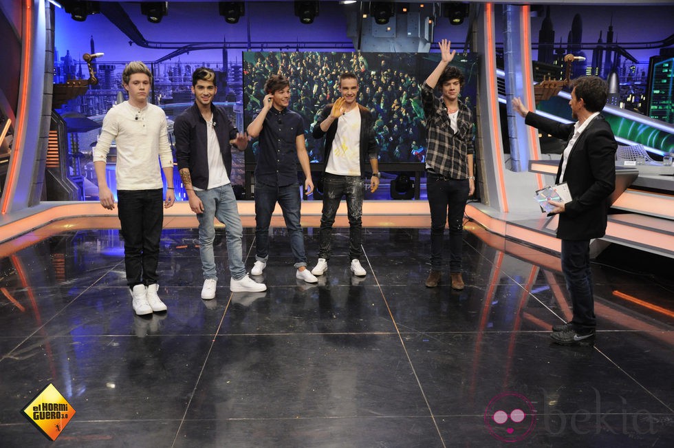 Los One Direction se despiden de 'El hormiguero' de Pablo Motos