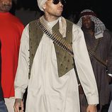 Chris Brown celebra Halloween 2012 disfrazándose de talibán