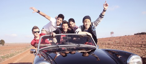 Auryn en una foto promocional de su disco 'Endless Road 7058'