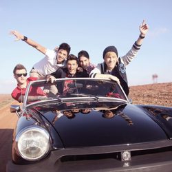 Auryn en una foto promocional de su disco 'Endless Road 7058'