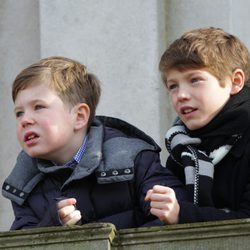 Christian y Félix de Dinamarca en la cacería Hubertus