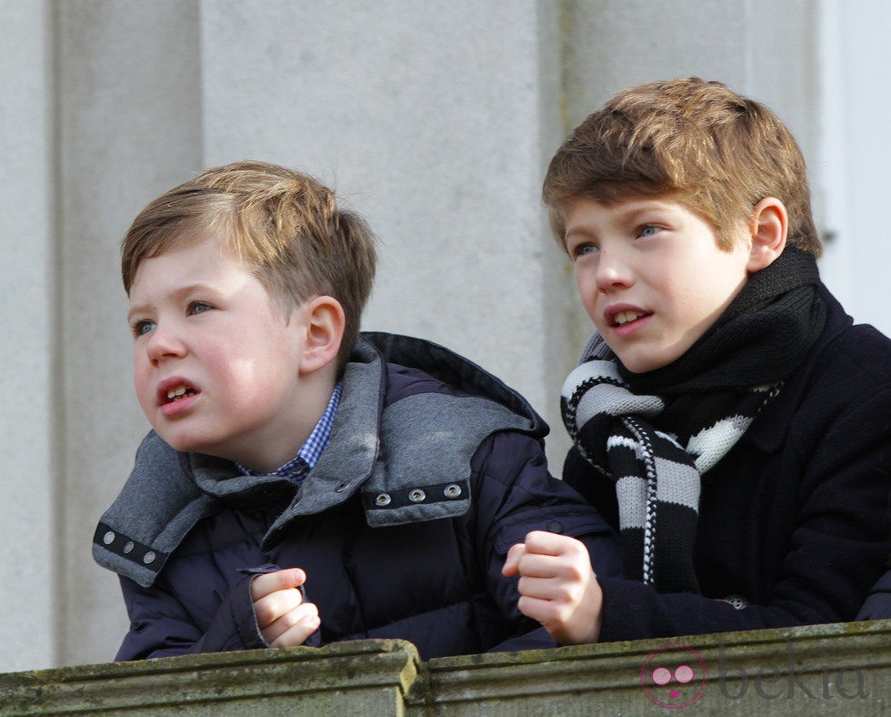 Christian y Félix de Dinamarca en la cacería Hubertus