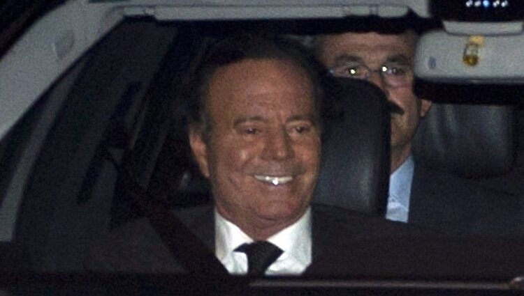 Julio Iglesias en la boda de su hijo Julio José Iglesias y Charisse Verhaert