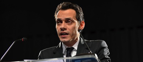 Marc Anthony haciendo campaña a favor de Obama