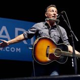 Bruce Springsteen en un evento para la campaña de Barack Obama