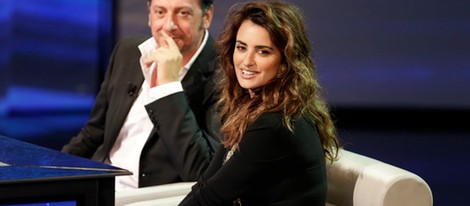 Penélope Cruz durante una entrevista en Italia