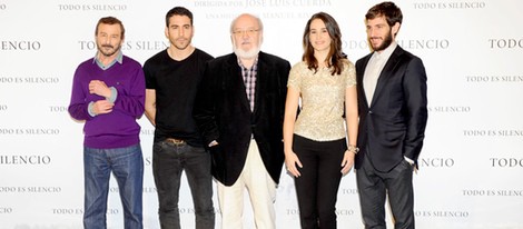 Juan Diego, Miguel Ángel Silvestre, José Luis Cuerda, Celia Freijeiro y Quim Gutiérrez presentan 'Todo es silencio'