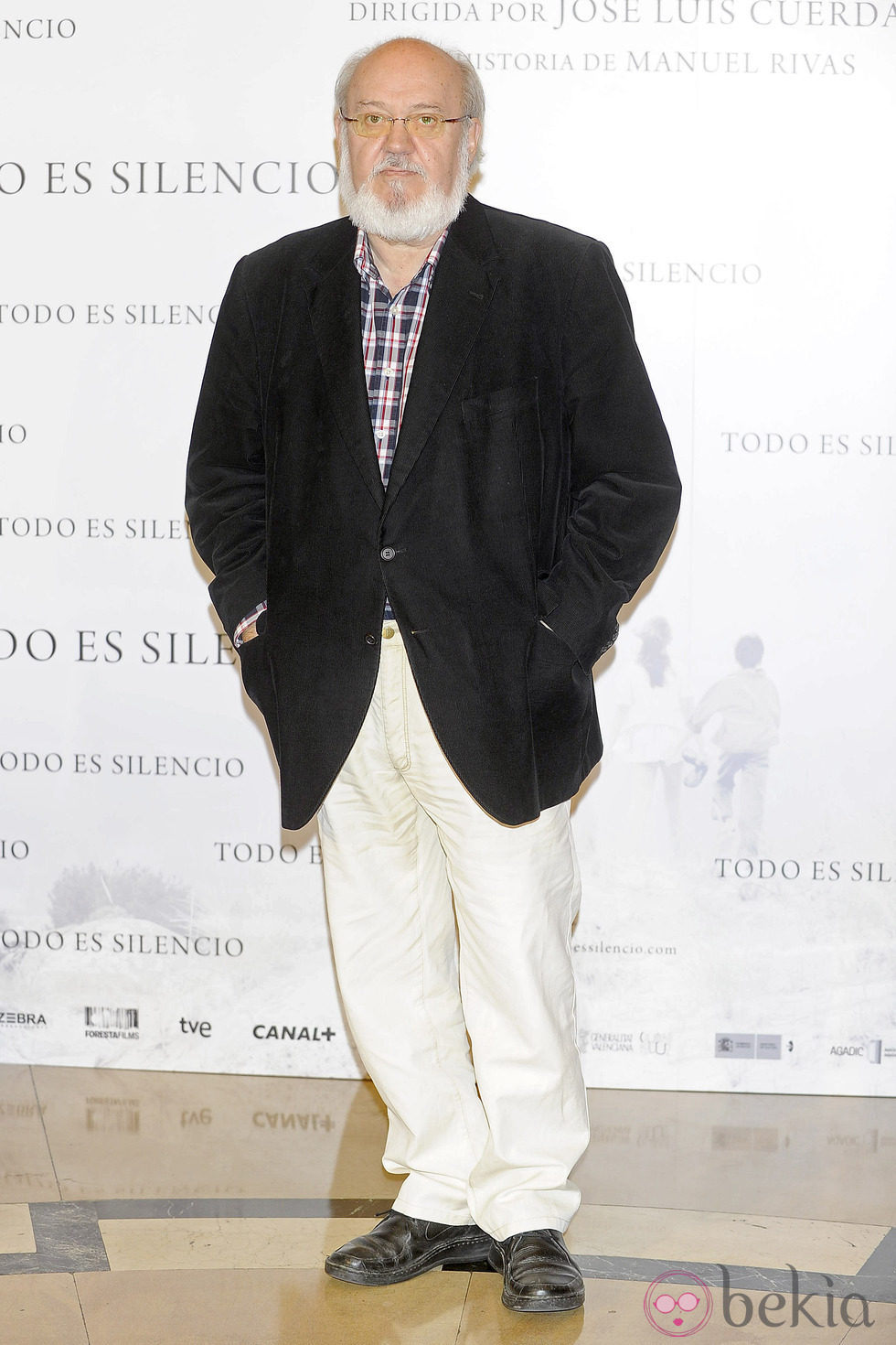 José Luis Cuerda en la presentación de la película 'Todo es silencio'