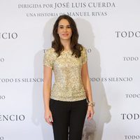 Celia Freijeiro en la presentación de la película 'Todo es silencio'