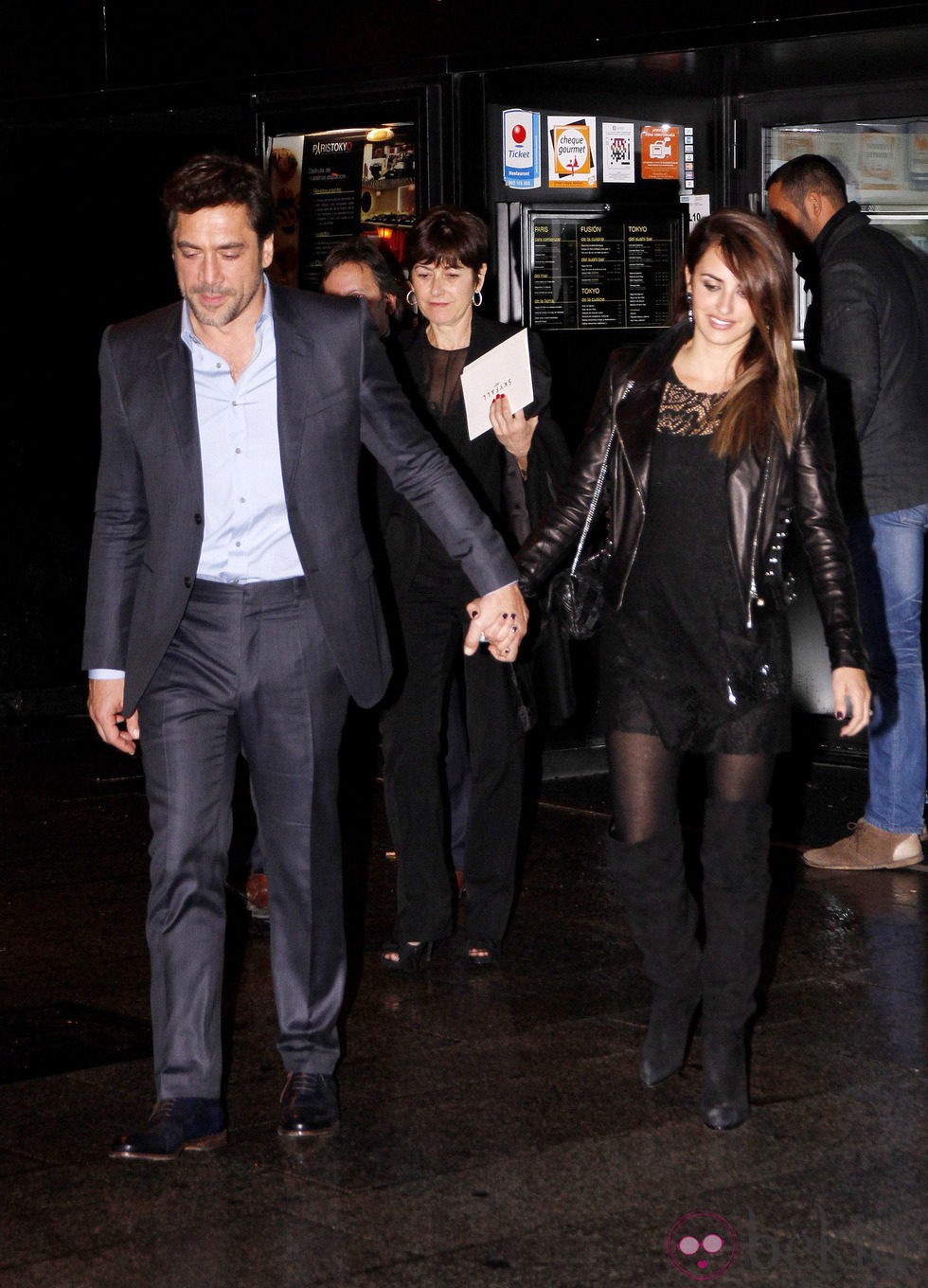 Penélope Cruz y Javier Bardem en la fiesta posterior al estreno de 'Skyfall' en Madrid