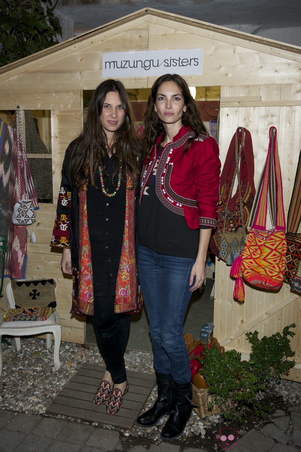 Tatiana Santo Domingo y Eugenia Silva en la presentación de la pop up store de Muzungu Sisters