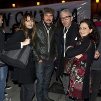 Cuca Escribano, José Manuel Seda y Eduardo Velasco en la manifestación de los actores en defensa de la Cultura