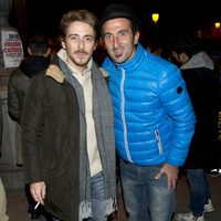 Víctor Clavijo y Luis Zahera en la manifestación de los actores en defensa de la Cultura