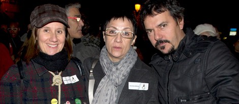 Esperanza Elipe y Blanca Portillo en la manifestación de los actores en defensa de la Cultura