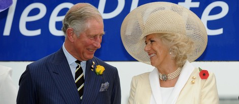 Carlos de Inglaterra y Camilla Parker, muy cómplices en la Melbourne Cup 2012