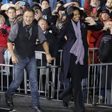 Bruce Springsteen de la mano de Michelle Obama