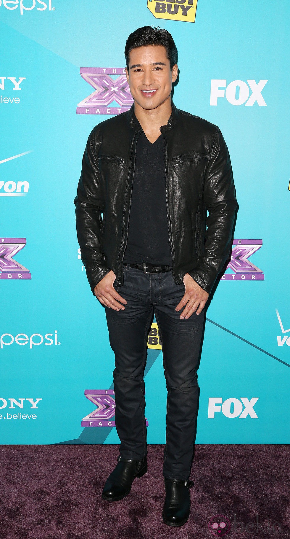 Mario Lopez en la fiesta de finalistas de 'The X Factor'