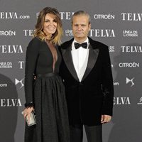 Mar Flores y Javier Merino en los Premios Telva 2012