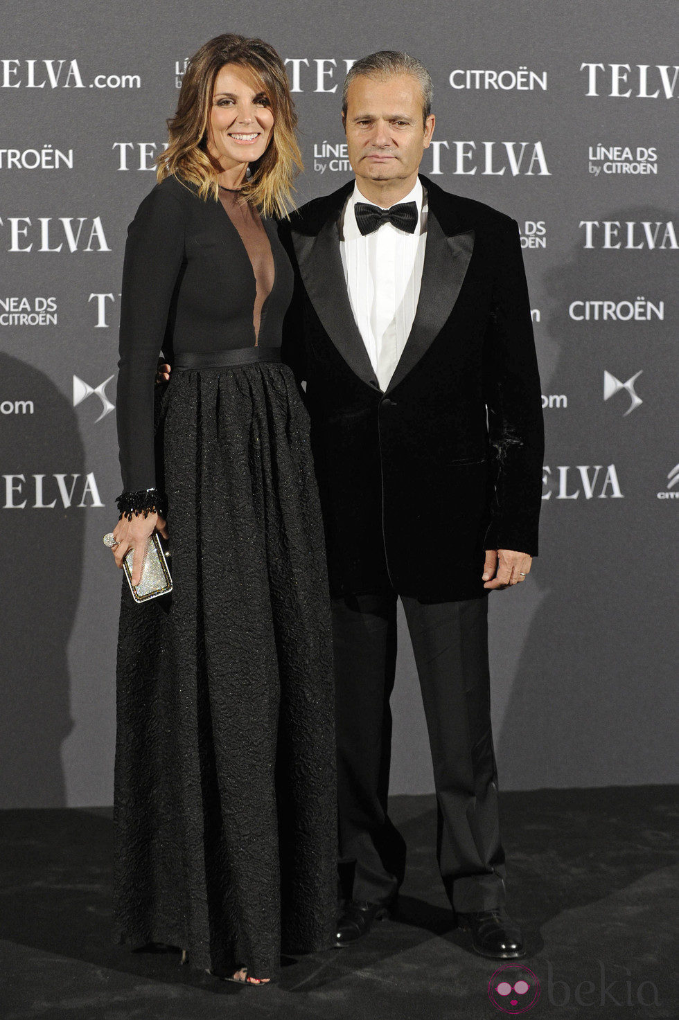 Mar Flores y Javier Merino en los Premios Telva 2012