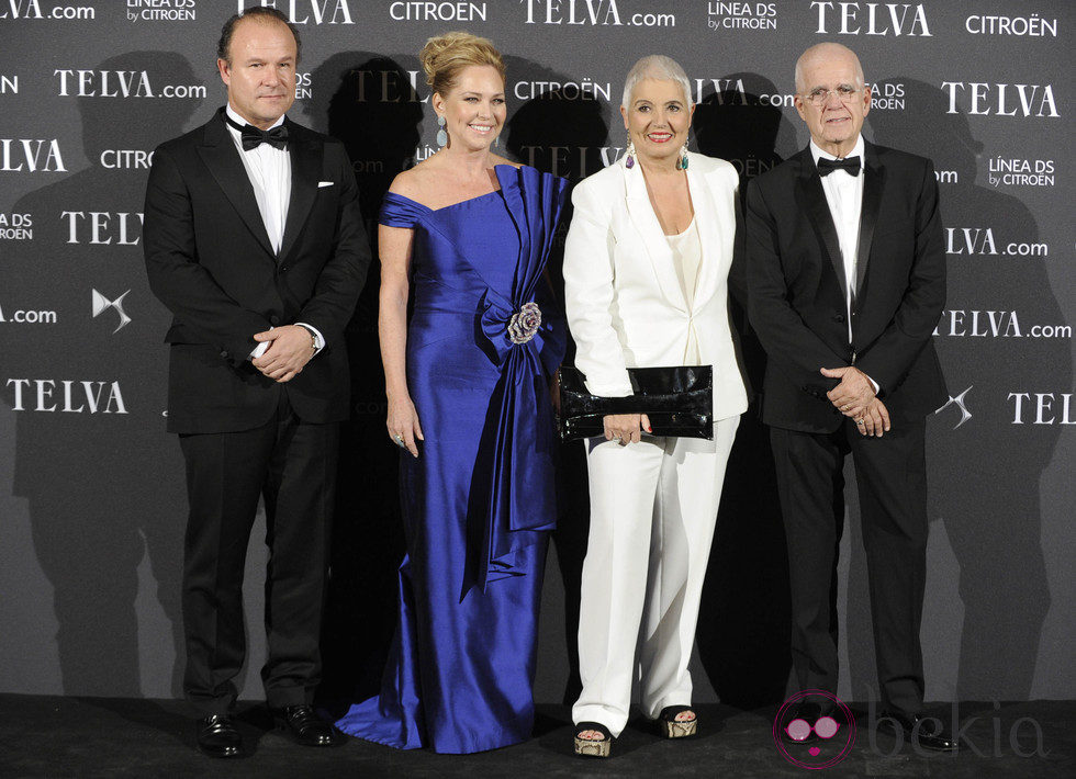 Ernesto Manrique, Ana Rodríguez y los Tous en los Premios Telva 2012