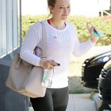 Hilary Duff después de acudir a las urnas 