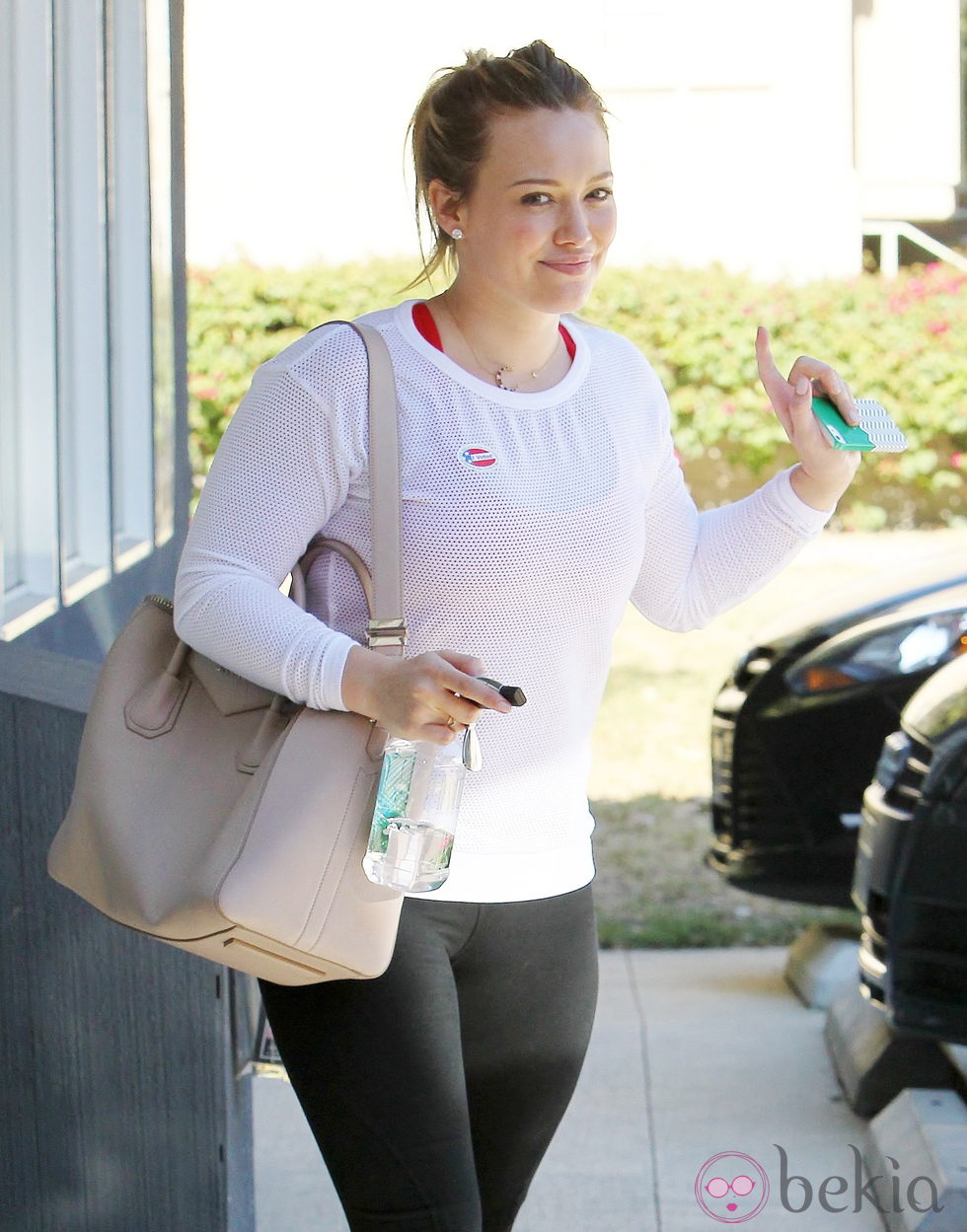 Hilary Duff después de acudir a las urnas 