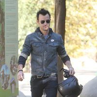 Justin Theroux tras votar en las elecciones presidenciales