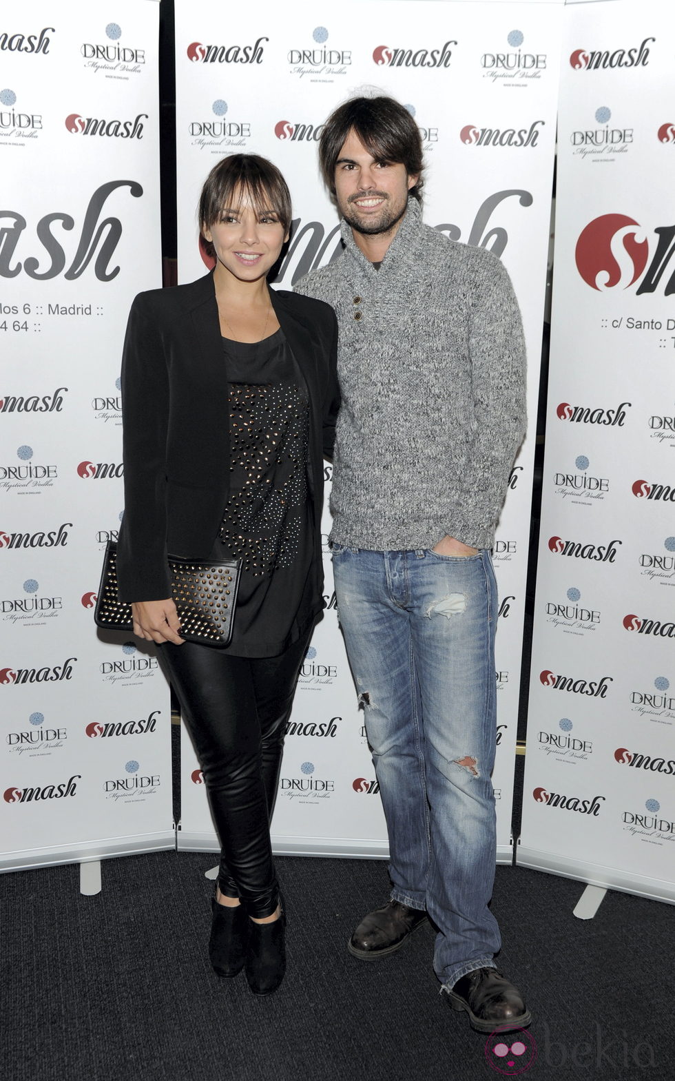 Chenoa y Curi Gallardo en la inauguración del restaurante 'Smash' en Madrid