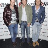 Fonsi Nieto y Juan Peña en la inauguración del restaurante 'Smash' en Madrid