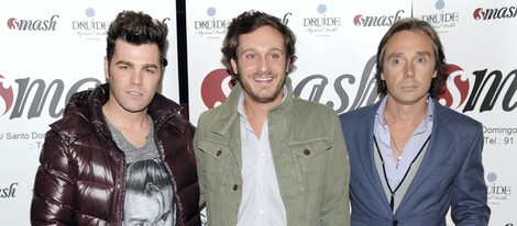 Fonsi Nieto y Juan Peña en la inauguración del restaurante 'Smash' en Madrid