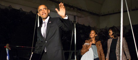 Barack Obama y su familia vuelven a la Casa Blanca