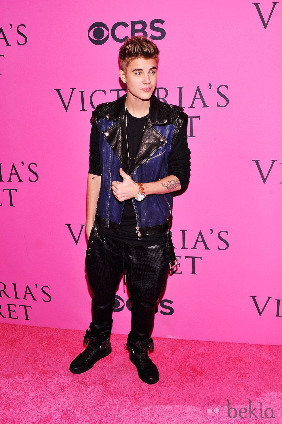 Justin Bieber en el Victoria's Secret Fashion Show 2012