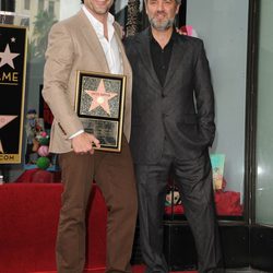 Javier Bardem recoge su estrella del Paseo de la Fama de Hollywood con Sam Mendes