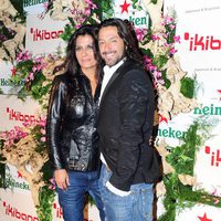 Rafael Amargo y Silvia Calvet en la inauguración del restaurante Ikibana en Barcelona