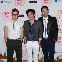 Andrew Dost, Jack Antonoff y Nate Ruess, de Fun, en los MTV EMA 2012