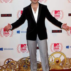 Pitbull en los MTV Europe Music Awards 2012