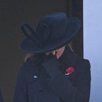 Kate Middleton muy emocionada en el homenaje a los caídos en la I Guerra Mundial