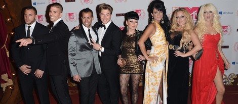 Los chicos de 'Gandia Shore' en la alfombra roja de la ceremonia de los MTV Europe Music Awards 2012