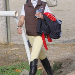 La Infanta Elena en el Concurso de Saltos de Sevilla 2012