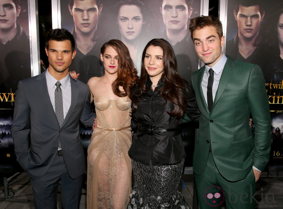 Taylor Lautner, Kristen Stewart, Stephenie Meyer y Robert Pattinson estrenan 'Amanecer. Parte 2' en Los Ángeles