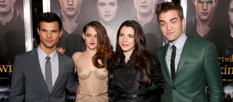 Taylor Lautner, Kristen Stewart, Stephenie Meyer y Robert Pattinson estrenan 'Amanecer. Parte 2' en Los Ángeles