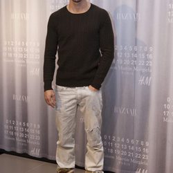 Adrián Lastra en la fiesta de Maison Martin Margiela y H&M