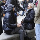 Carlos y Pilar Bardem se manifiestan con motivo de la Huelga General del 14N