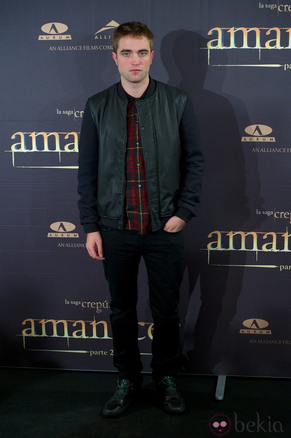 Robert Pattinson en la presentación de 'Amanecer. Parte 2' en Madrid