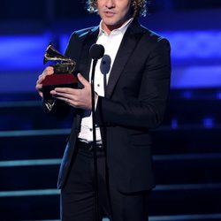 David Bisbal recibe un premio en los Grammy Latinos 2012