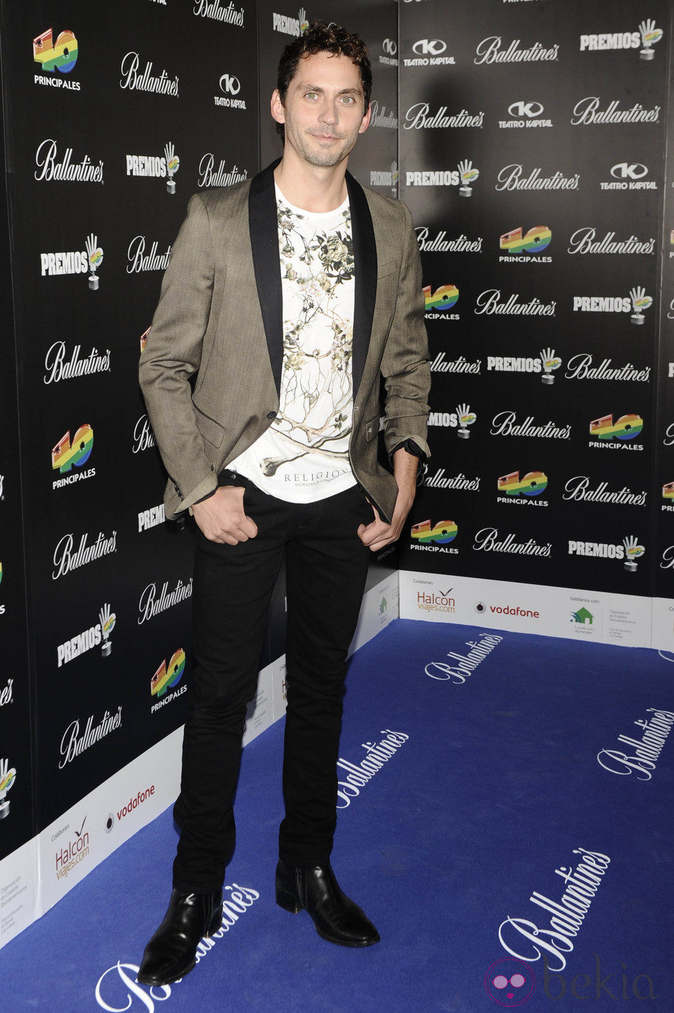 Paco León en la fiesta de nominados de los Premios 40 Principales 2012