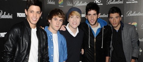 Auryn en la fiesta de nominados de los Premios 40 Principales 2012