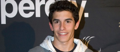 Marc Márquez en la inauguración de la tienda 'Internacional Superdry' en Madrid