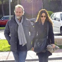 Gonzalo de Castro y Natalia Verbeke, juntos en el tanatorio de Miliki